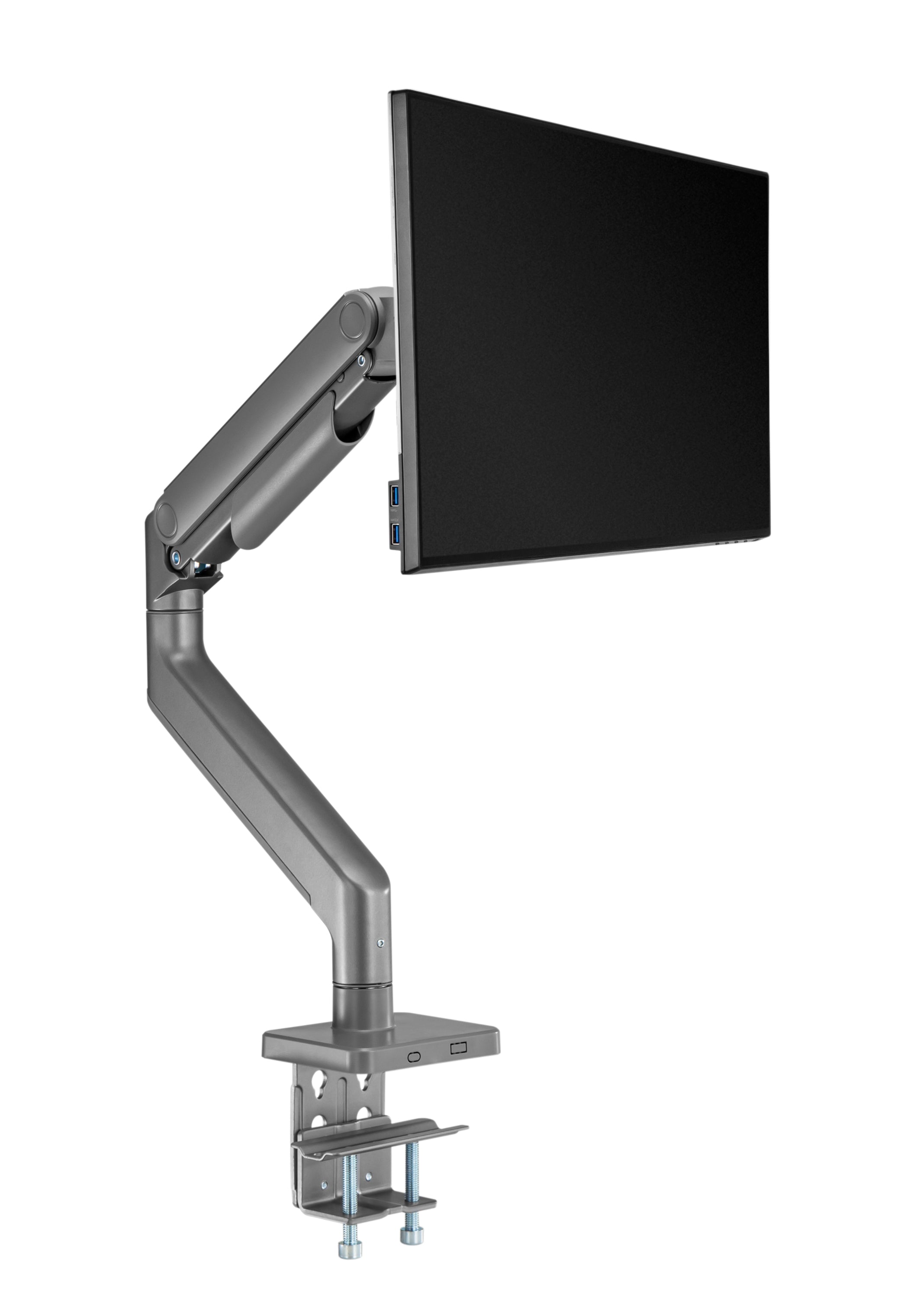 Monitorarm Heavy duty, mörkgrå