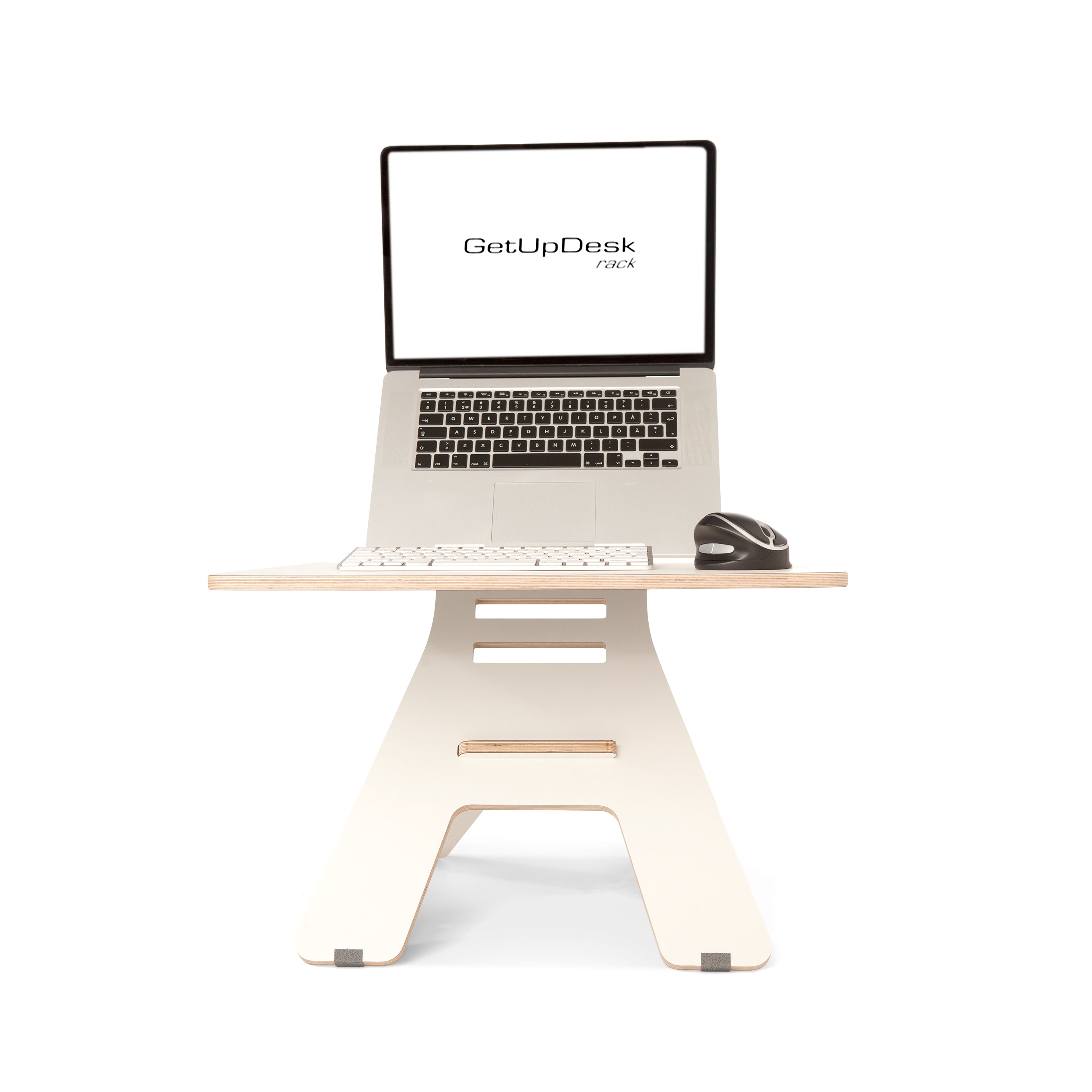 OUTLET – GetUpDesk Light – justerbar bordsskiva, kombinationspaket