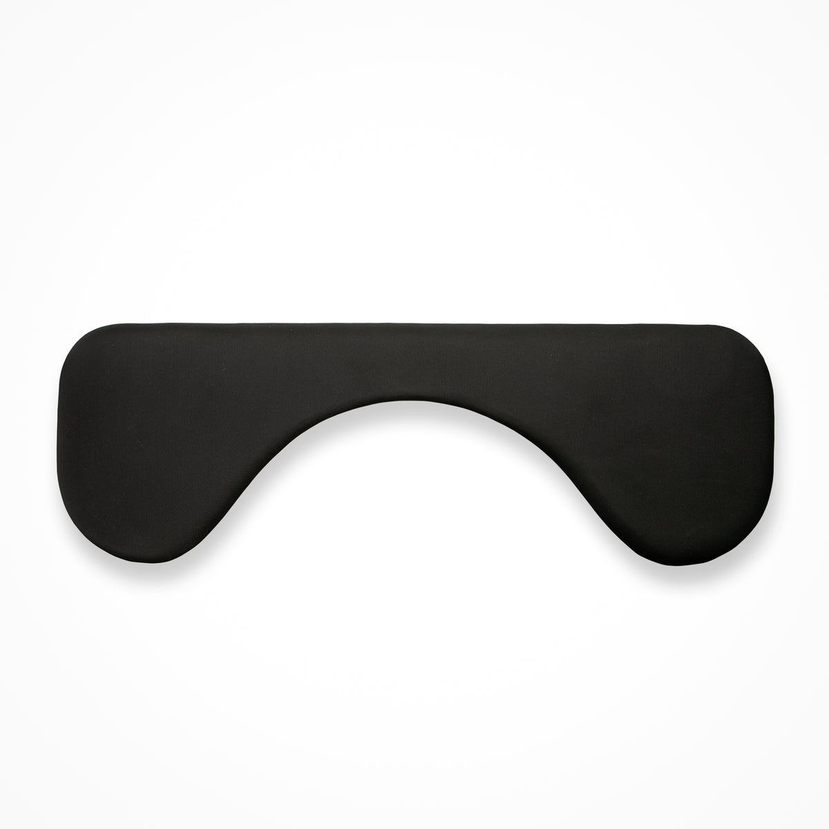 GelComfort symmetric arm support, 67 cm black Lycra pad viewed at an angle