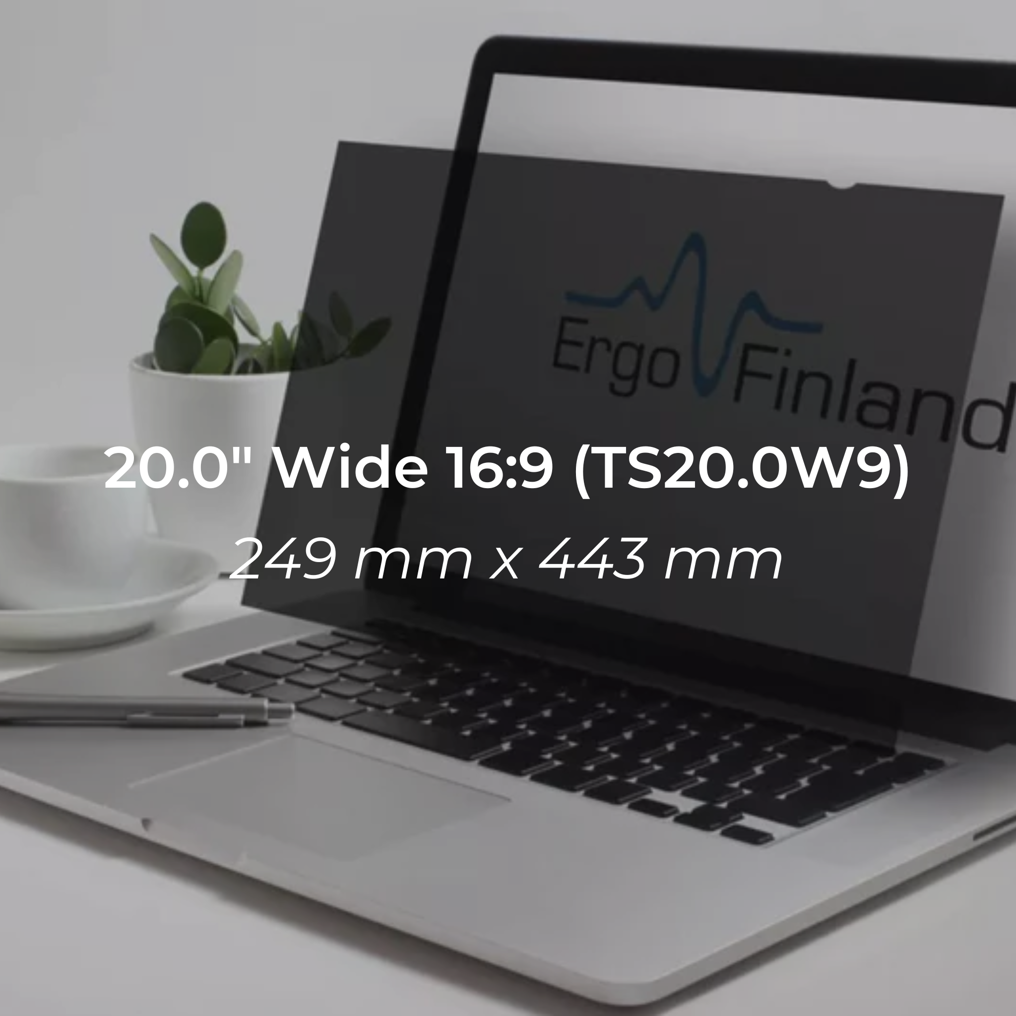 Sekretessfilter 20.0" Wide 16:9