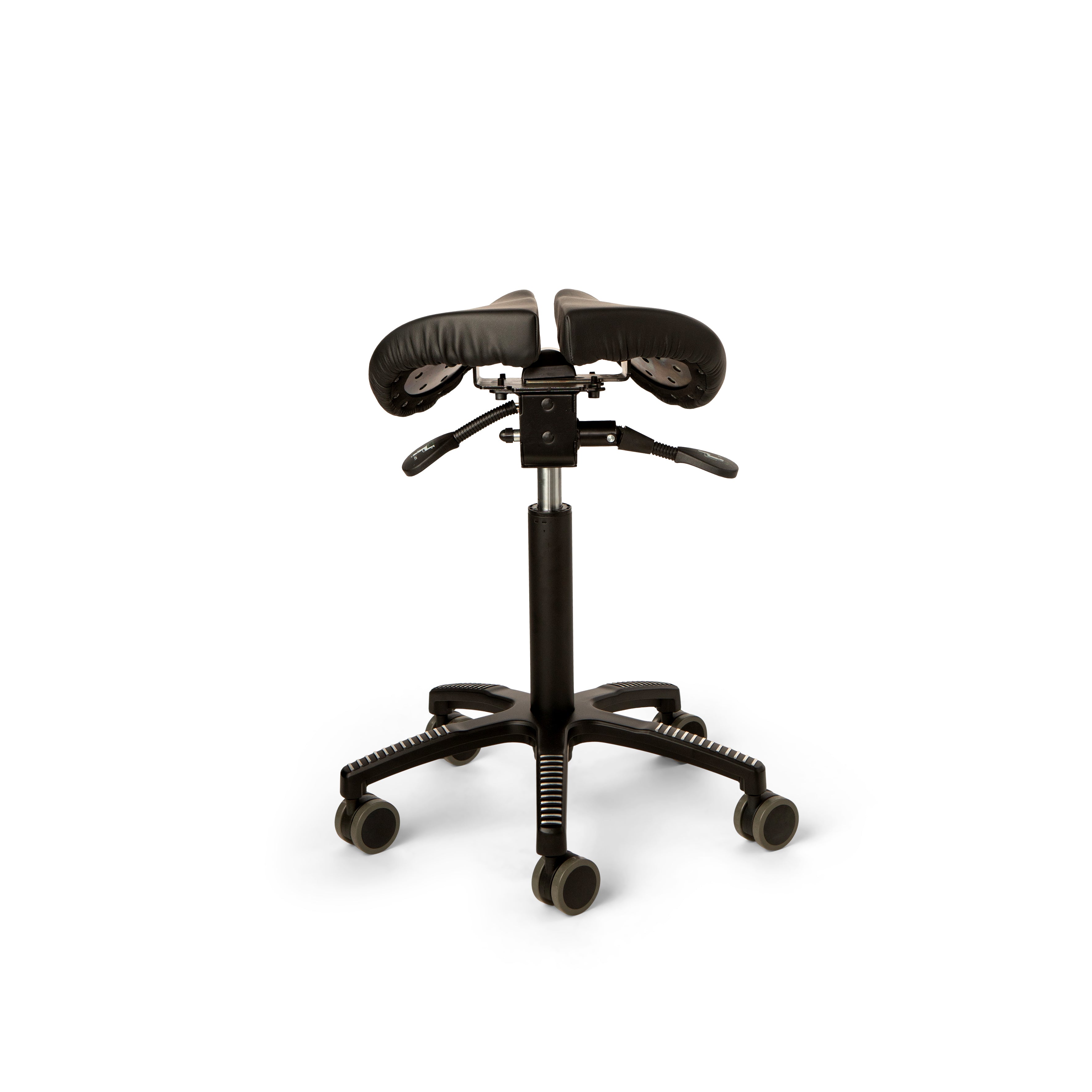 Core Split Tilt sadelstol, svart läder