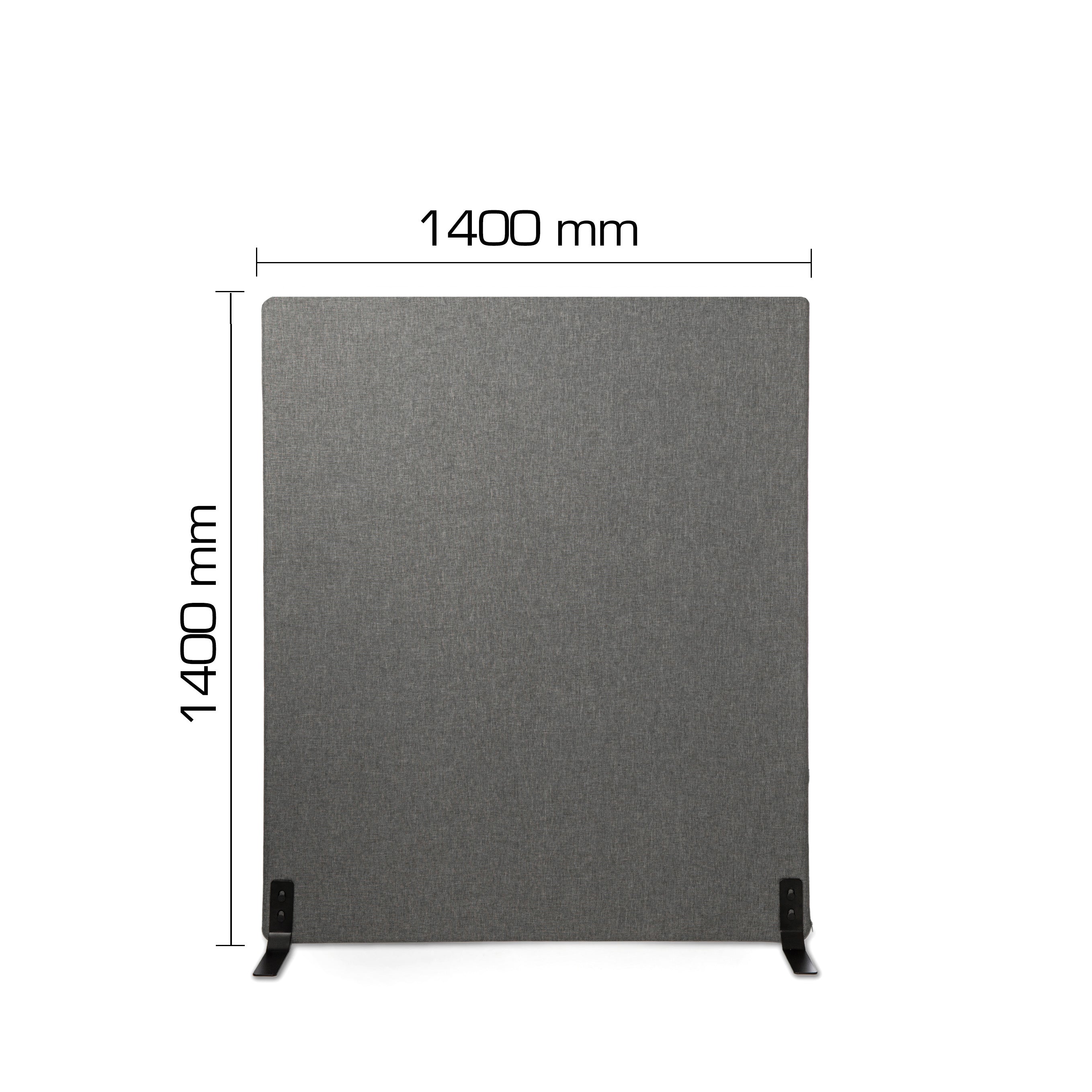 Ljudisolerande skärm grå 1400*1400 mm, Savio 09