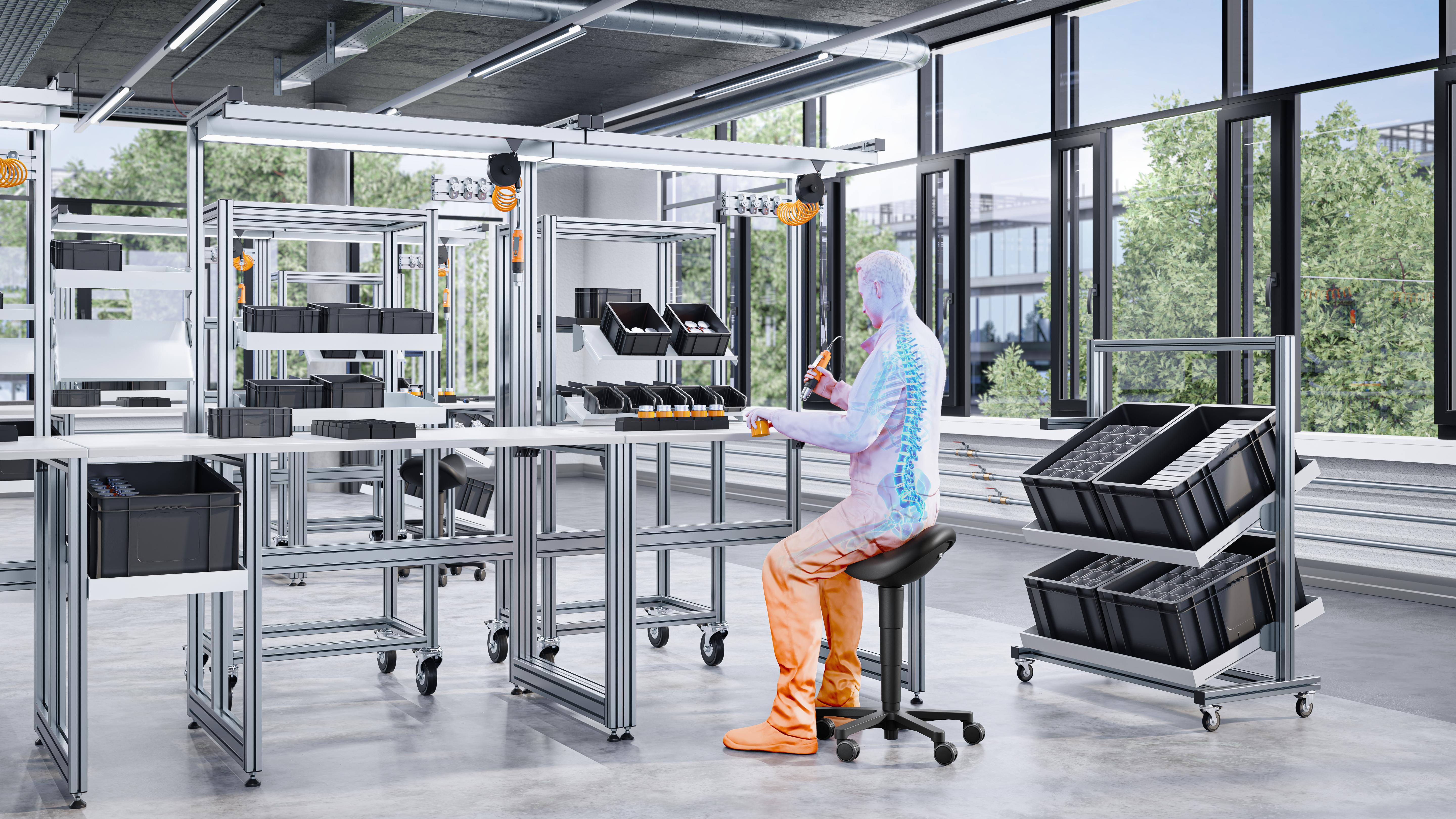 Stool laboratorie/medical sadelstol, mintgrön konstläder
