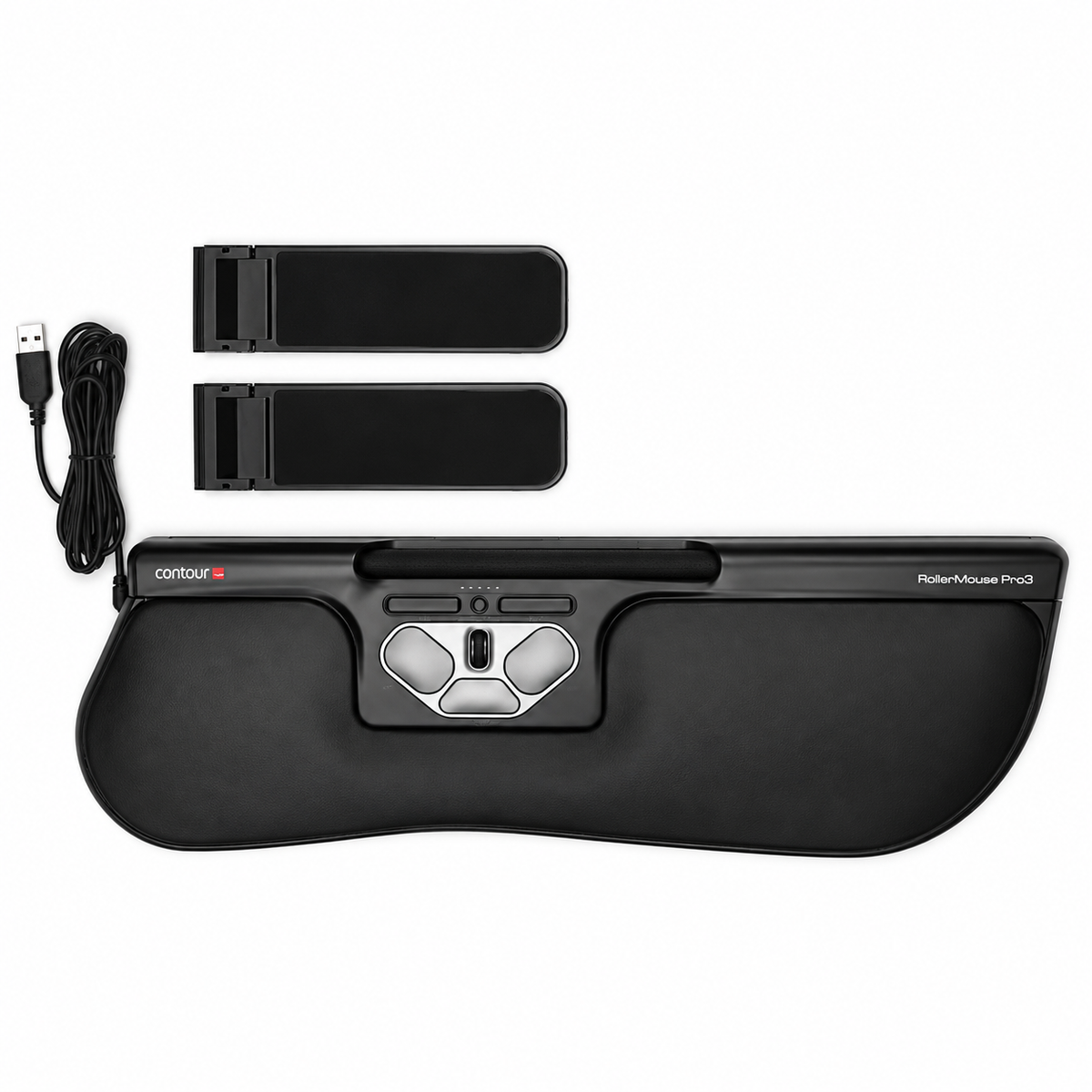 RollerMouse Pro3 Plus ergonomiskt pekdon, svart
