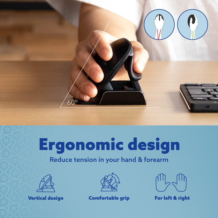 R-Go Twister – ergonomisk mus för både höger- och vänsterhänta
