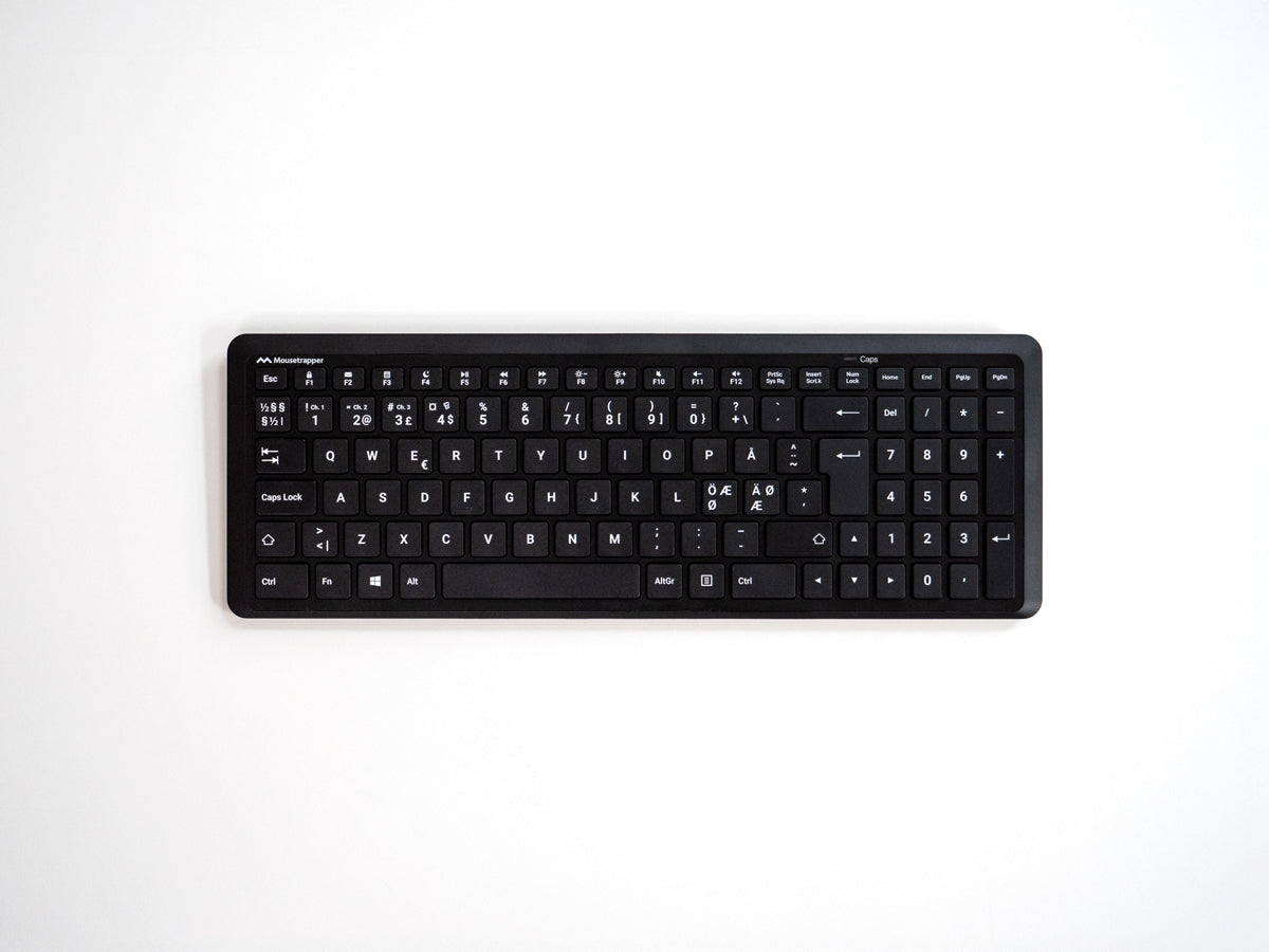 Mousetrapper Type Midi tangetboord, 2.4GHz - BT - Kabel