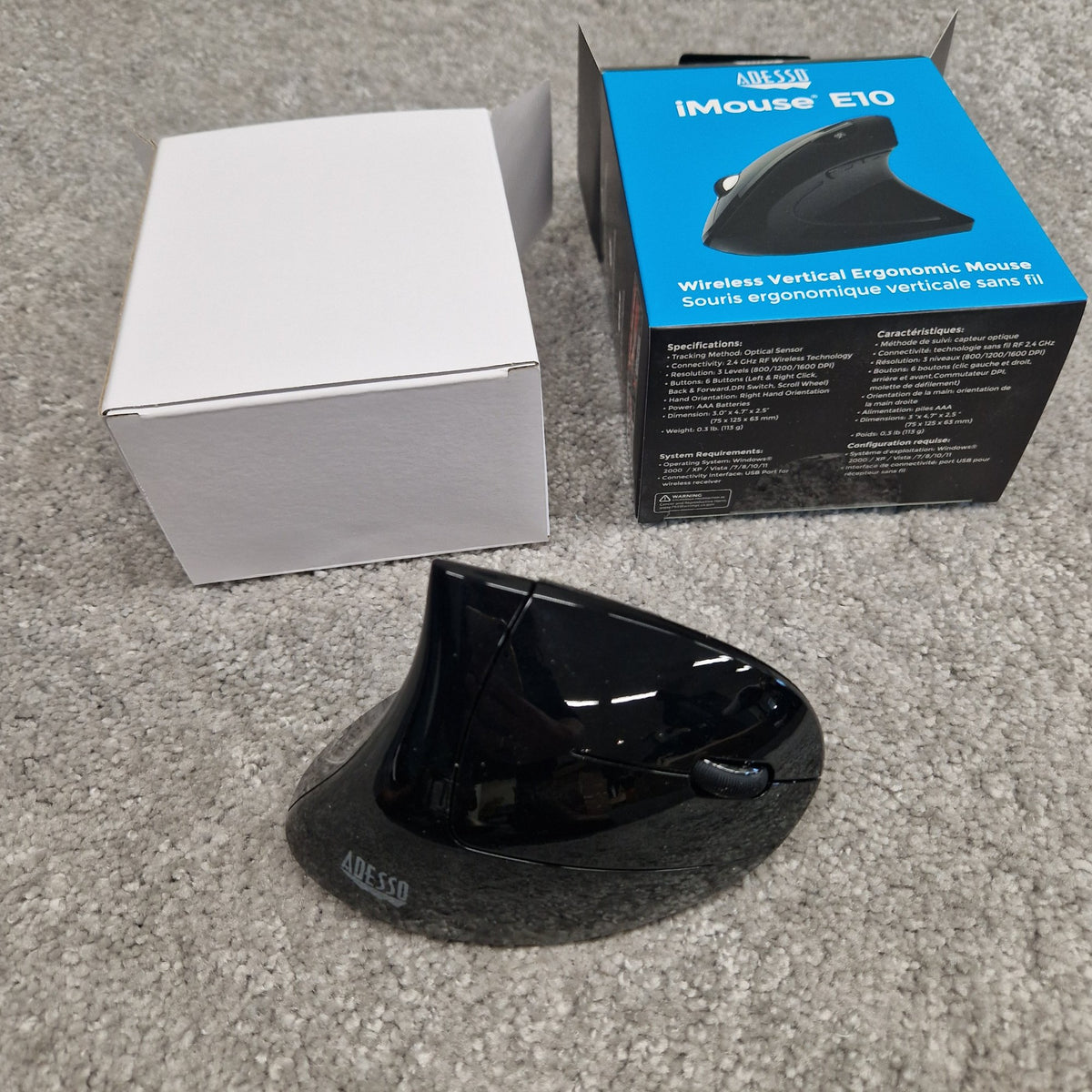 Outlet - Trådlös Ergonomisk Vertikal Mus - iMouse E10 - använd som demo