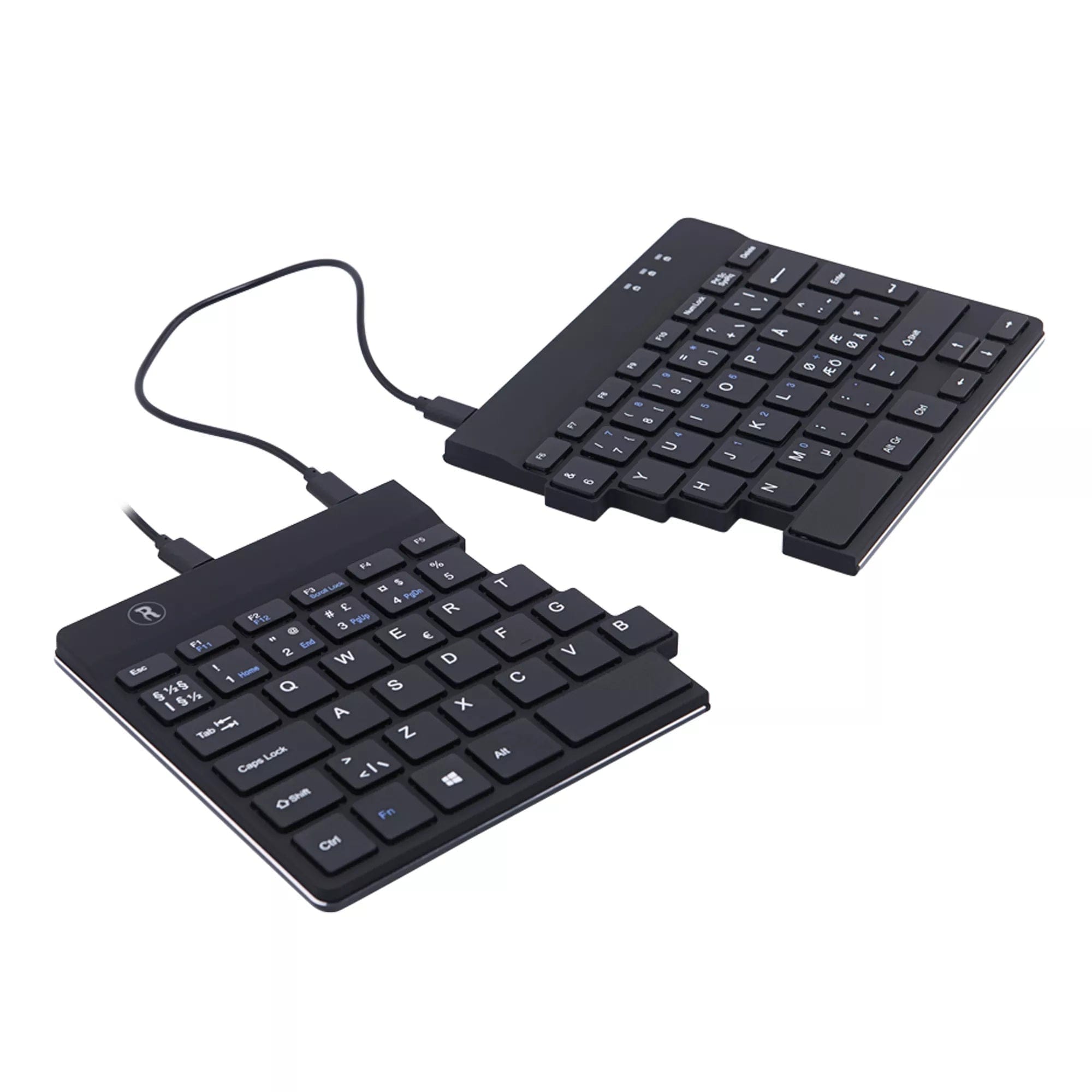  Ergo-R delat tangentbord - hand-arm, hemmakontor, mobila, mus-tangentbord, Tangentbord, Trådbundna tangentbord - ErgoFinland