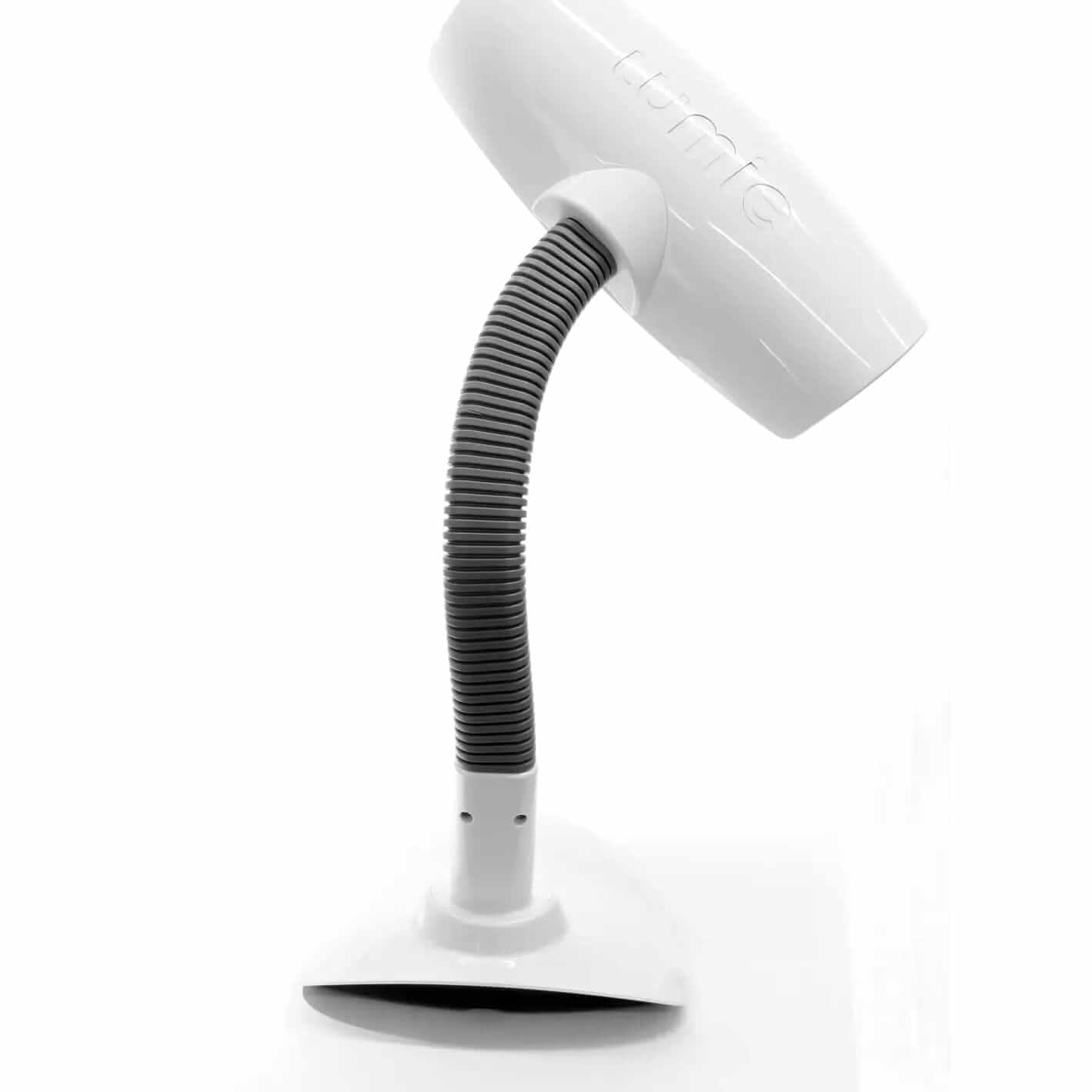 Lumie LED workstation bright light lamp with flexible neck for optimal desk lighting and light therapy.